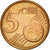 Luxemburgo, 5 Euro Cent, 2002, MBC, Cobre chapado en acero, KM:77