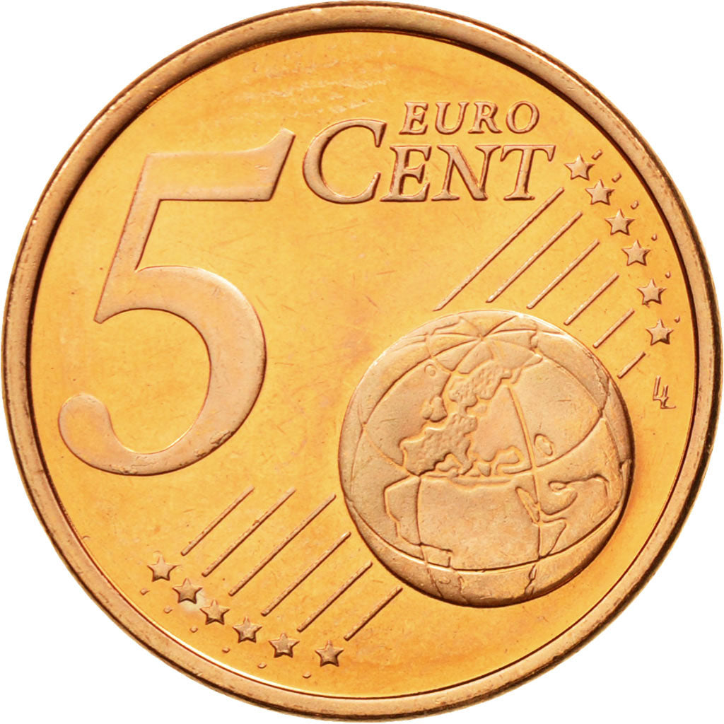 Finland, 5 Euro Cent, 2002, MS(60-62), Copper Plated Steel, KM:100