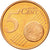 Finlandia, 5 Euro Cent, 2002, EBC+, Cobre chapado en acero, KM:100