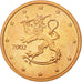 Finland, 2 Euro Cent, 2002, MS(60-62), Copper Plated Steel, KM:99
