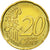 Italia, 20 Euro Cent, 2002, EBC+, Latón, KM:214