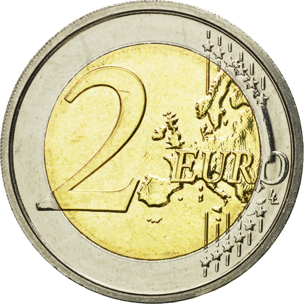 Belgique, 2 Euro, Traité de Rome 50 ans, 2007, SUP+, Bi-Metallic, KM:247