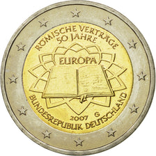 GERMANY - FEDERAL REPUBLIC, 2 Euro, Traité de Rome 50 ans, 2007, MS(63)