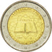 Italy, 2 Euro, Traité de Rome 50 ans, 2007, MS(60-62), Bi-Metallic, KM:311