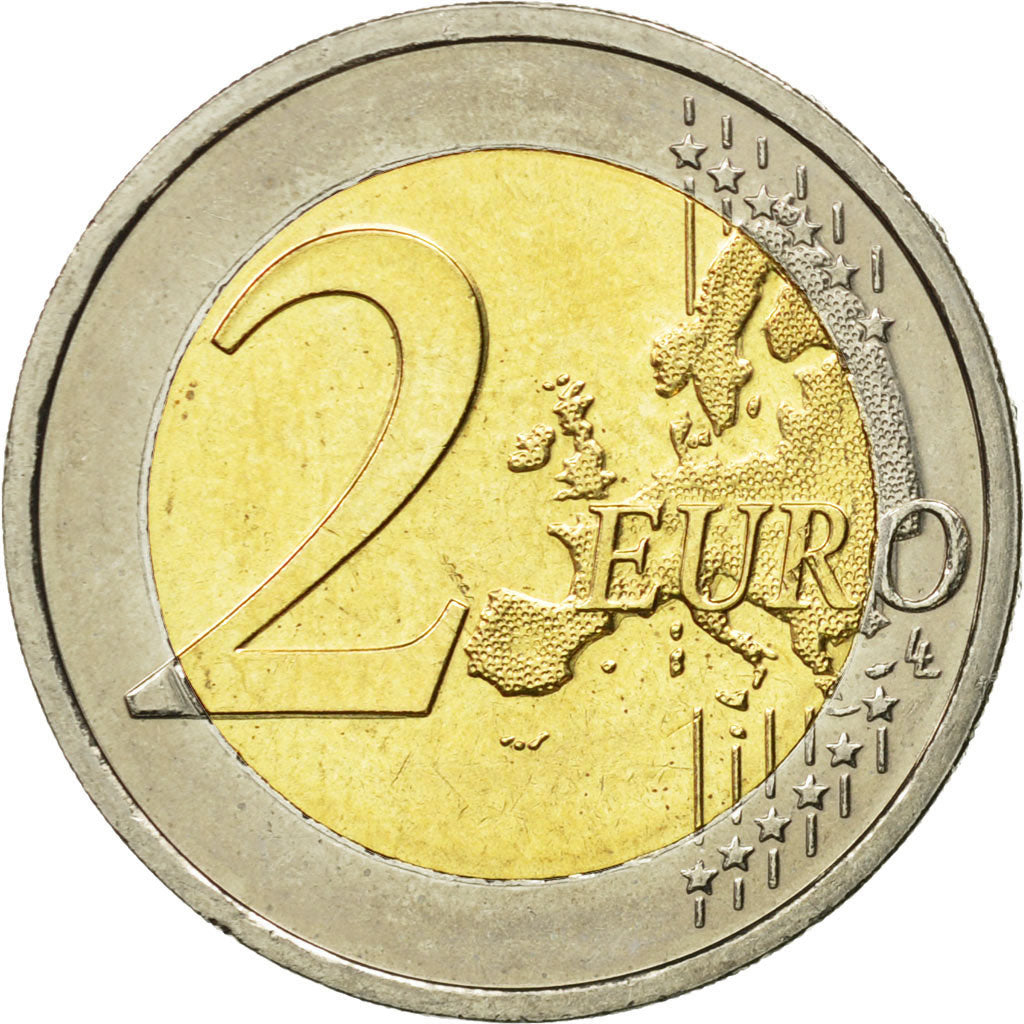 REPUBBLICA D’IRLANDA, 2 Euro, Traité de Rome 50 ans, 2007, SPL, Bi-metallico