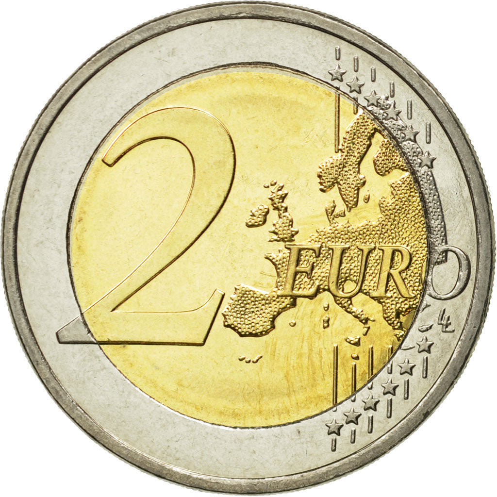 Finland, 2 Euro, Traité de Rome 50 ans, 2007, MS(63), Bi-Metallic, KM:138