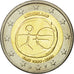 Netherlands, 2 Euro, european monetary union 10 th anniversary, 2009, MS(63)