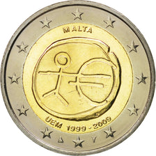 Malta, 2 Euro, european monetary union 10 th anniversary, 2009, SPL