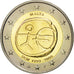 Malta, 2 Euro, european monetary union 10 th anniversary, 2009, MS(63)