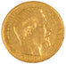 FRANCE, Napoléon III, 20 Francs, 1855, Lyon, KM #781.3, EF(40-45), Gold, Gadoury