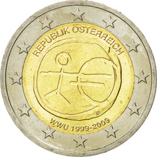 Austria, 2 Euro, european monetary union 10 th anniversary, 2009, MS(63)