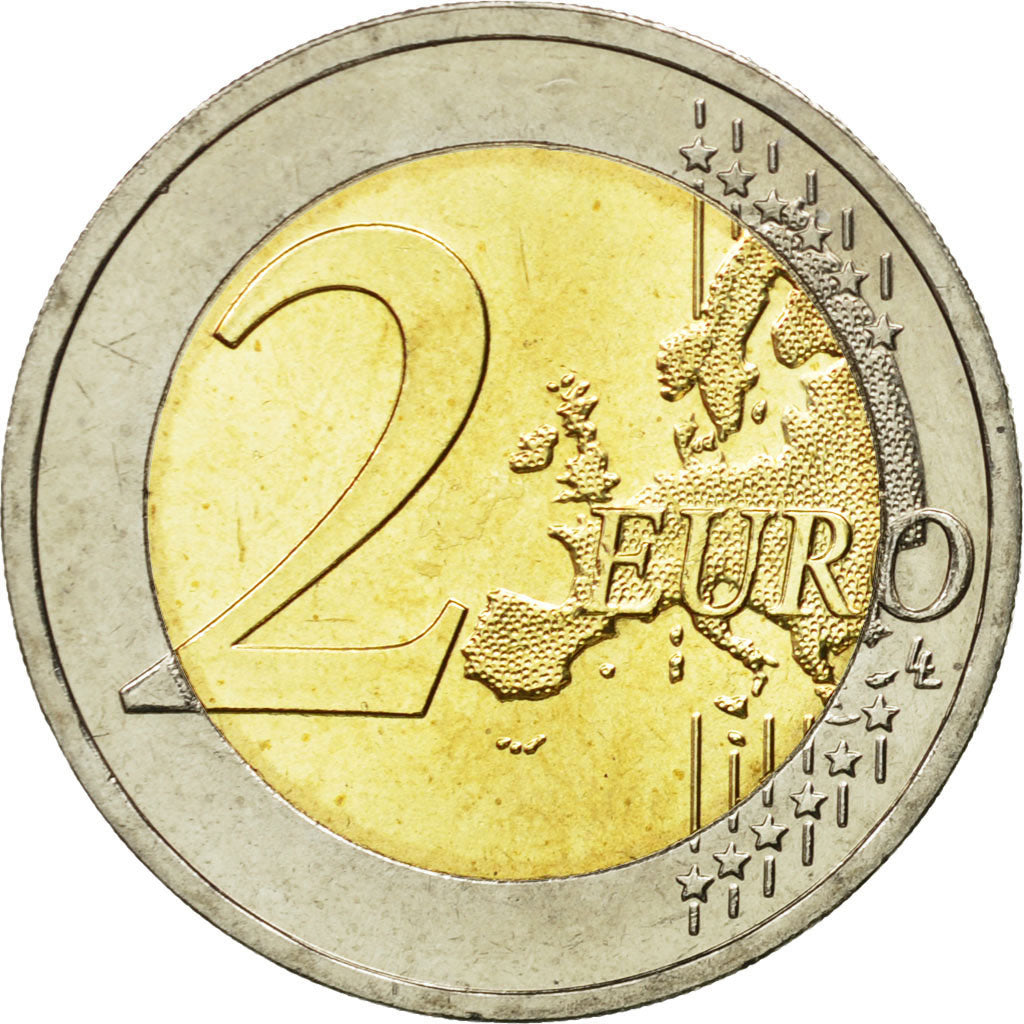 Austria, 2 Euro, european monetary union 10 th anniversary, 2009, MS(63)