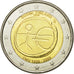 Finlande, 2 Euro, 10 th anniversary of emu, 2009, SPL, Bi-Metallic, KM:144