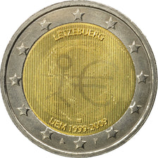 Luxembourg, 2 Euro, european monetary union 10 th anniversary, 2009, MS(63)
