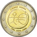 Cyprus, 2 Euro, 10 ans de l'Euro, 2009, UNC-, Bi-Metallic, KM:89