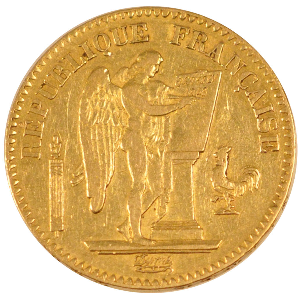 FRANCE, 20 Francs, 1848, Paris, EF(40-45), Gold, Gadoury #1032, 6.41