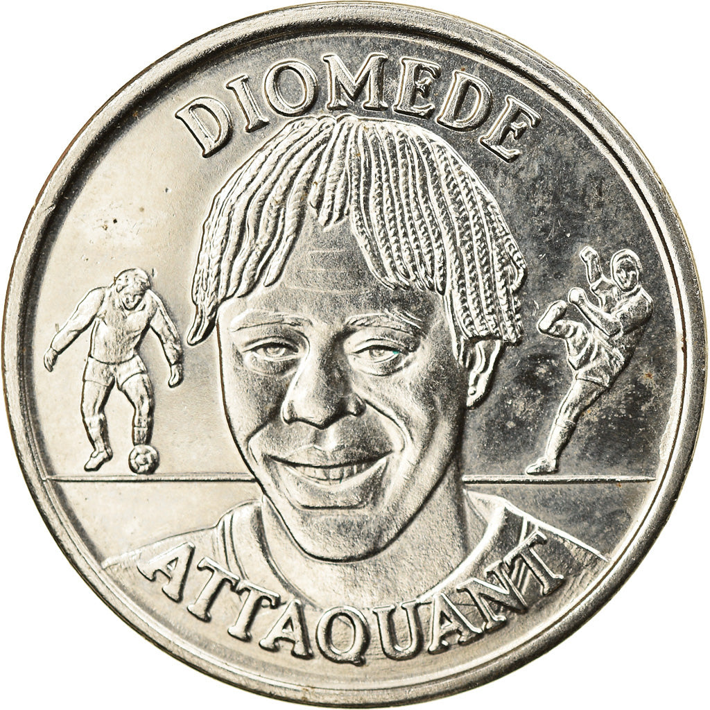 France, Jeton, Equipe de France de Football, Diomede, attaquant, 1999, Sports &