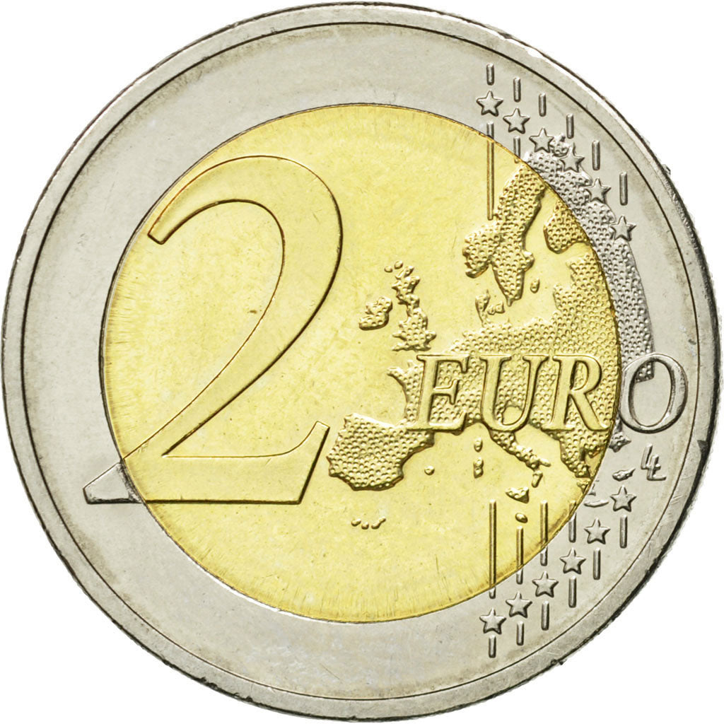 Estonia, 2 Euro, 10 ans de l'Euro, 2012, MS(63), Bi-Metallic, KM:70