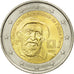 France, 2 Euro, Abbé Pierre, 2012, MS(63), Bi-Metallic, KM:1894