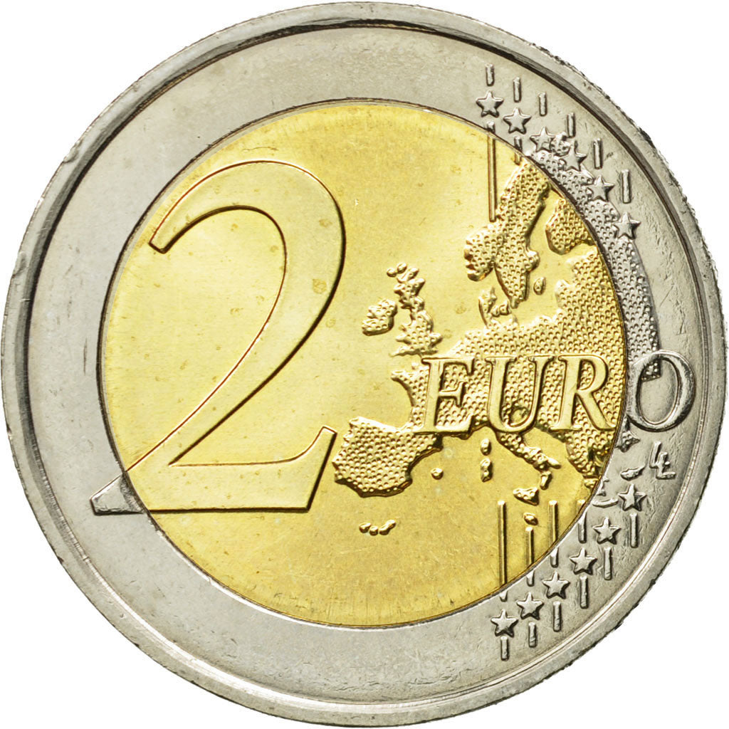 France, 2 Euro, Abbé Pierre, 2012, MS(63), Bi-Metallic, KM:1894