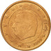 Belgium, 5 Euro Cent, 1999, EF(40-45), Copper Plated Steel, KM:226