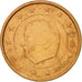 Belgio, 2 Euro Cent, 2000, BB, Acciaio placcato rame, KM:225
