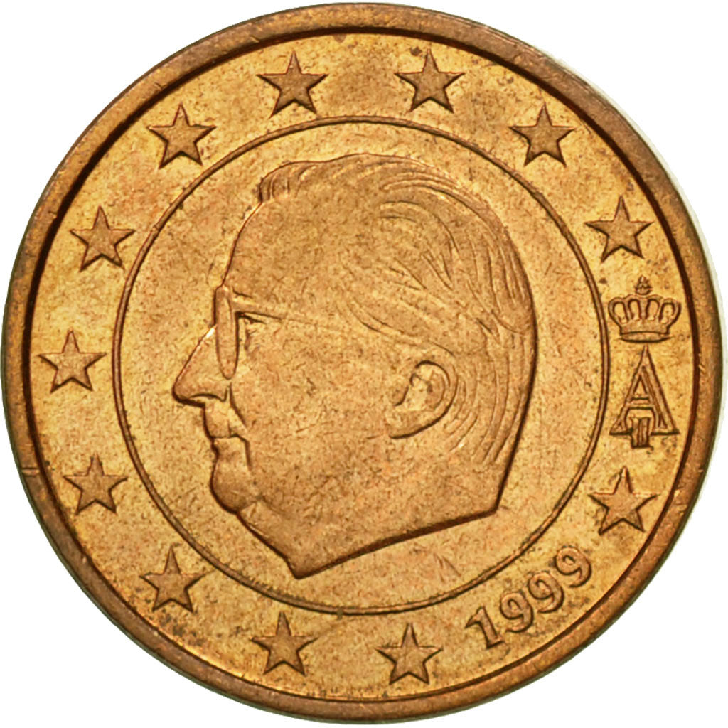 Belgium, Euro Cent, 1999, EF(40-45), Copper Plated Steel, KM:224