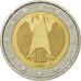 GERMANY - FEDERAL REPUBLIC, 2 Euro, 2002, EF(40-45), Bi-Metallic, KM:214