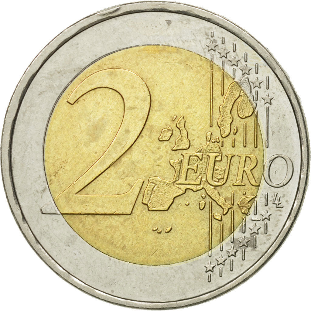GERMANY - FEDERAL REPUBLIC, 2 Euro, 2002, EF(40-45), Bi-Metallic, KM:214