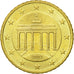 GERMANY - FEDERAL REPUBLIC, 50 Euro Cent, 2002, MS(60-62), Brass, KM:212