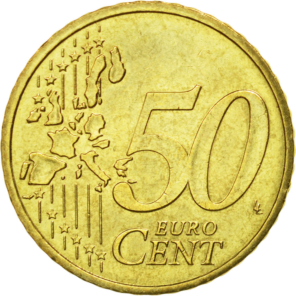 Frankrijk, 50 Euro Cent, 2001, PR+, Tin, KM:1287