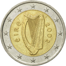 REPUBBLICA D’IRLANDA, 2 Euro, 2002, BB, Bi-metallico, KM:39