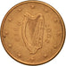REPUBBLICA D’IRLANDA, Euro Cent, 2002, BB, Acciaio placcato rame, KM:32