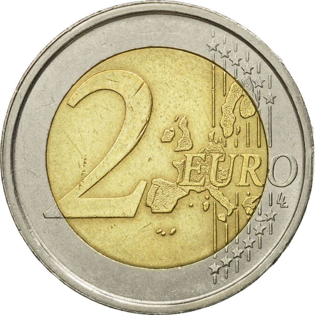 Italy, 2 Euro, 2002, EF(40-45), Bi-Metallic, KM:217