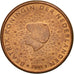 Netherlands, Euro Cent, 2001, EF(40-45), Copper Plated Steel, KM:234
