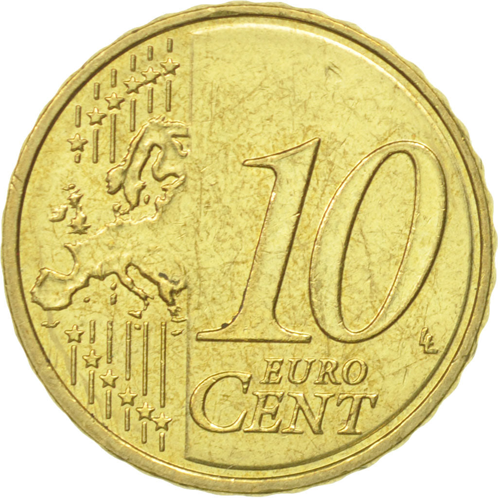 Luxemburg, 10 Euro Cent, 2007, SS, Messing, KM:89