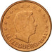 Luxemburgo, 5 Euro Cent, 2002, EBC, Cobre chapado en acero, KM:77