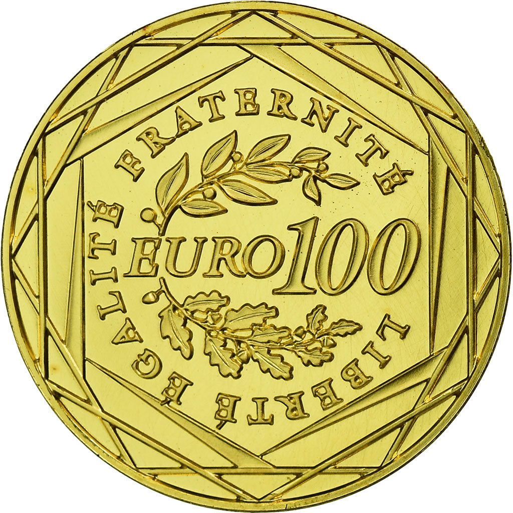 Coin, France, 100 Euro, 2008, MS(65-70), Gold