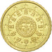 Portugal, 10 Euro Cent, 2002, Lisbon, EF(40-45), Mosiądz, KM:743