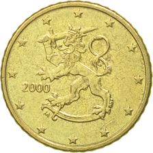 Finlandia, 50 Euro Cent, 2000, SPL-, Ottone, KM:103
