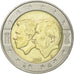 Belgio, 2 Euro, Schengen Agreement, 2005, BB, Bi-metallico, KM:240