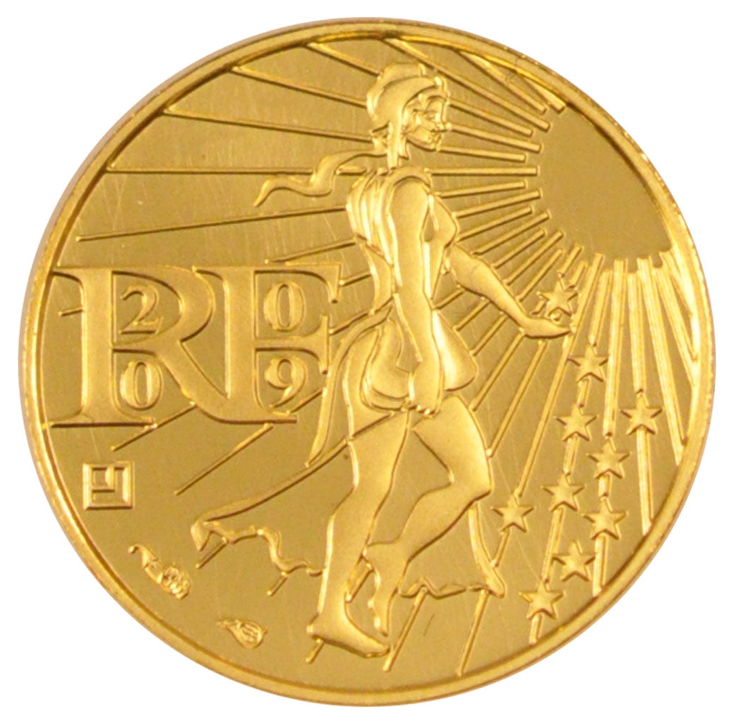 France, 100 Euros, MS(65-70), Gold, 3.10