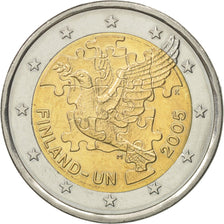 Finland, 2 Euro, 60 th anniversary finland u, 2005, MS(60-62), Bi-Metallic