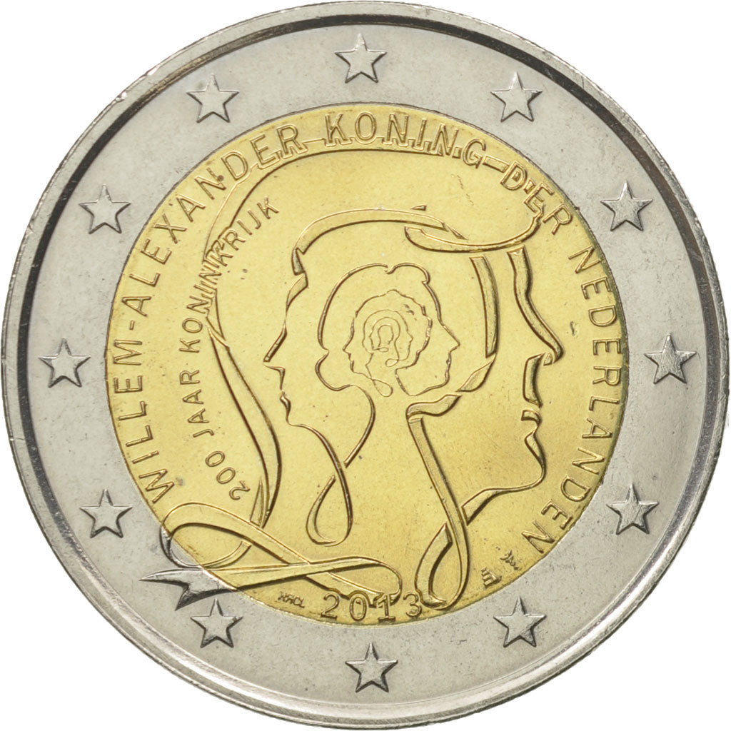 Paesi Bassi, 2 Euro, 2013, SPL, Bi-metallico, KM:272