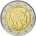 Holandia, 2 Euro, 2013, Utrecht, MS(63), Bimetaliczny, KM:272
