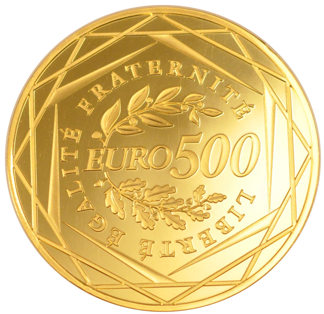 Francia, 500 Euro, 2010, FDC, Oro, KM:1642