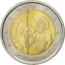 Spanien, 2 Euro, 2005, VZ+, Bi-Metallic, KM:1063