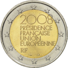 Frankreich, 2 Euro, European Union Presidency, 2008, VZ+, Bi-Metallic, KM:1459