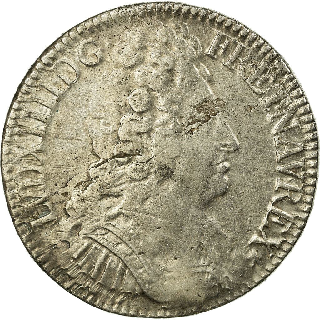 Coin, France, Louis XIV, Écu aux 3 couronnes, Ecu, 1711, Paris, VF(30-35)