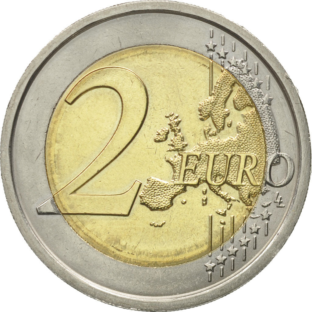 Italy, 2 Euro, Louis Braille, 2009, AU(55-58), Bi-Metallic, KM:310